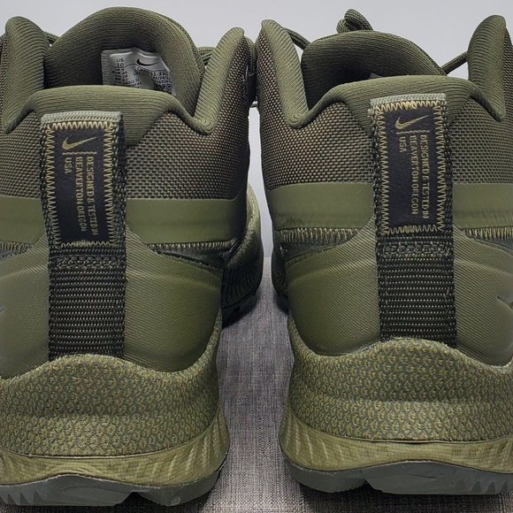 Nike React SFB Carbon Mid Wide Men's US Size 10 green Boots CK9951-330 NEW - Picture 5 of 6